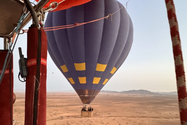 Merzouga hot air balloon experience