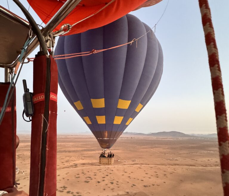 Merzouga hot air balloon experience