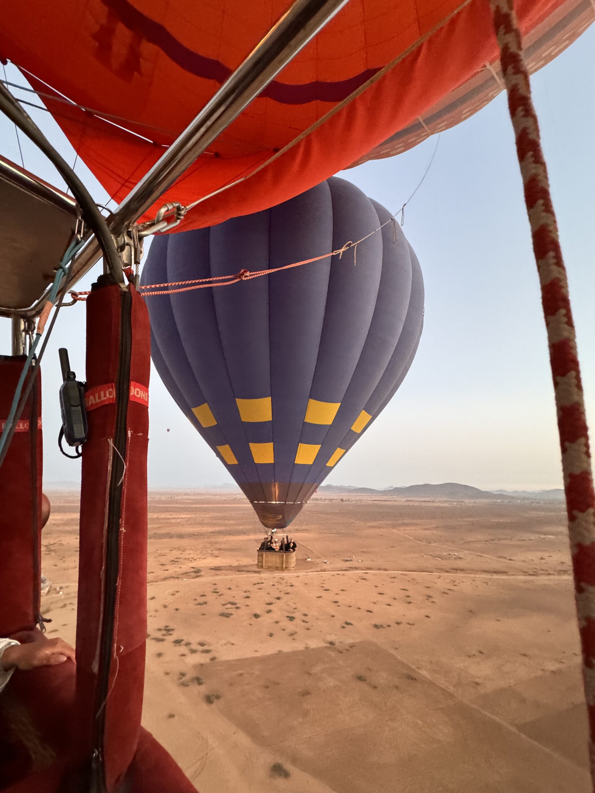 Merzouga hot air balloon experience